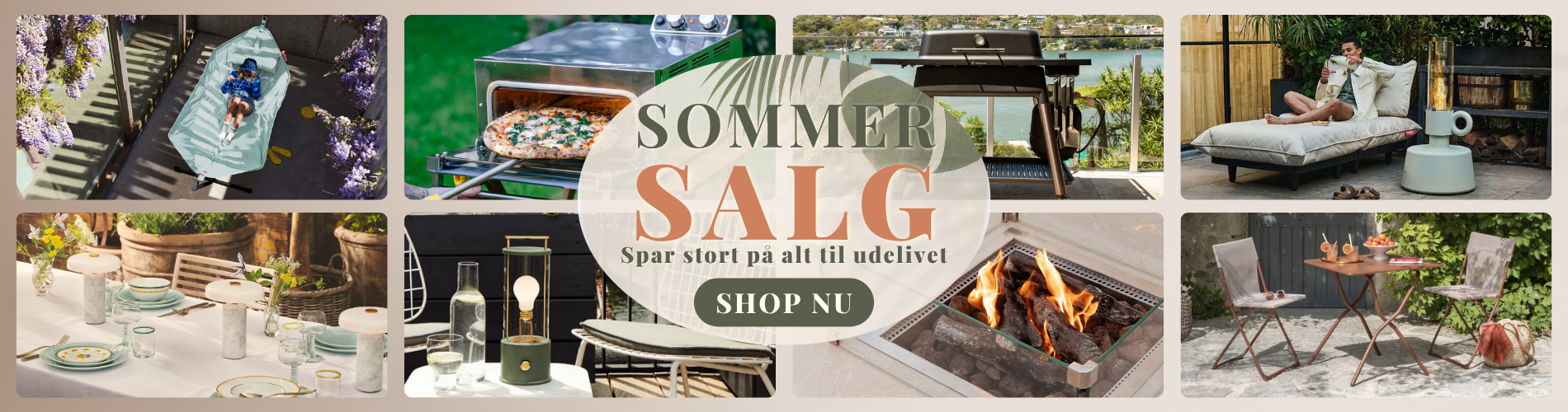 Kom til Sommer Udsalg hos Jensen Company og spar stort på belysning, interiør og udeliv hele sommeren