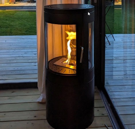 Ekstra varme i stuen i en kold tid