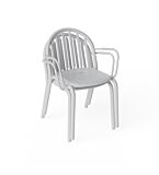 Fatboy Fred's Havestol Med Armlæn 2 Stk - Light Grey