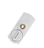 1 stk. Strømskinne Adaptor Hvid