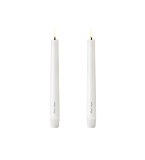 LED Kronelys 2,3x20cm 2PAK