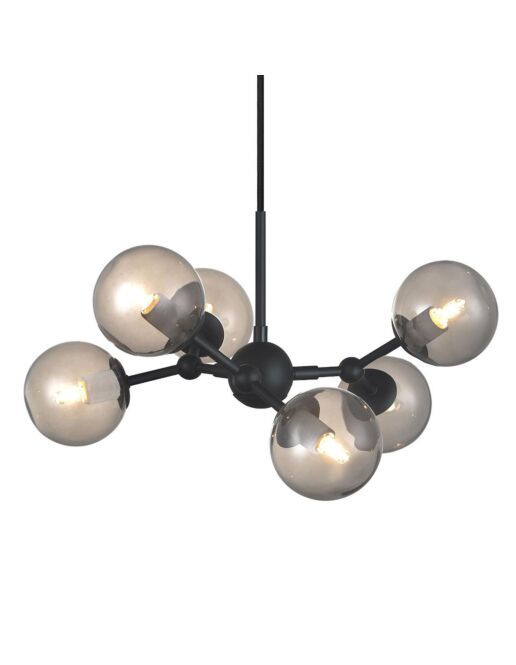 Atom Pendel Smoke Ø45 fra Halo Design - Lamper til Spisestuen
