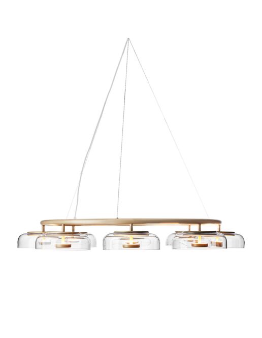 Nuura Blossi 8 Lysekrone fra Nuura - Messing Pendler