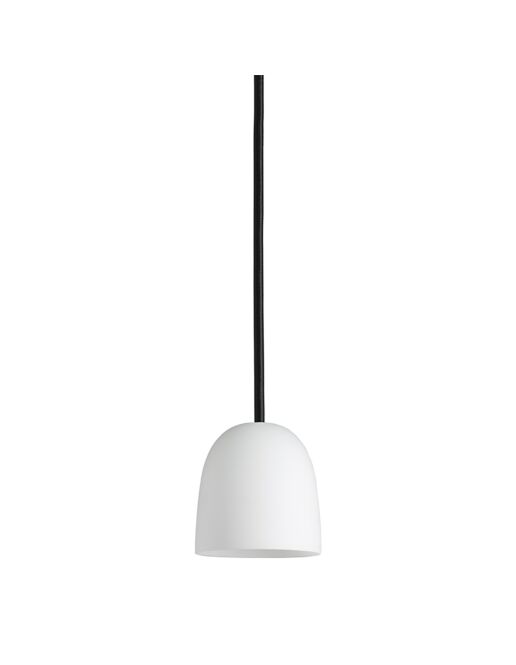 Piet Hein Super 90 Opal Glas Sort Ledning fra Piet Hein - Danske Design lamper