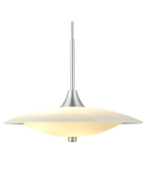 Baroni Pendel Ø46 Opal/Alu fra Halo Design - Lamper til sommerhuset
