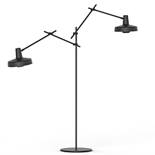 Arigato Gulvlampe to-armet Sort