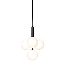 Nuura Miira 4 Opal Pendel Grå fra Nuura - Danske Design lamper