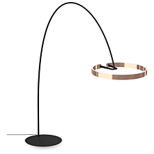 Mito Largo Gulvlampe Rose Gold