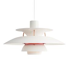 PH 5 Pendel Moderne hvid fra Louis Poulsen - Orange pendler