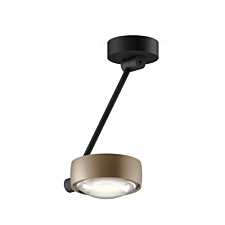 Sento LED Soffitto Singolo Mat Gold/Mat Sort  