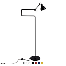 Lampe Gras NO 411 Gulvlampe - Mat sort