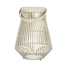 Cosimira Cone Solcelle Lanterne - Sandy Beige