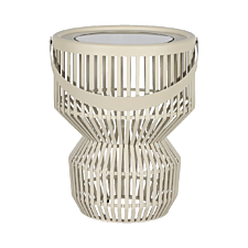 Cosimira Twist Solcelle Lanterne - Sandy Beige