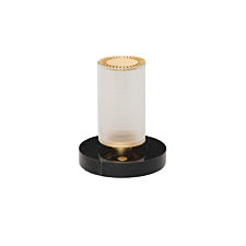 Frechin Bordlampe - Guld/Sort Marmor 
