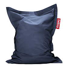 Fatboy Junior Sækkestol - Canvas Recycled Crown Blue