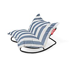 Fatboy Rock 'n Roll & Original Outdoor Sækkestol - Stripe Ocean Blue