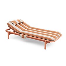 Fatboy Original Sunbun Daybed -  Terracotta/Stripe Orange Creme