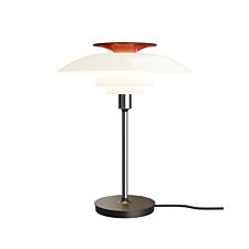 PH 80 Bordlampe - Opal Hvid/Krom
