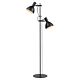 Baltimore 2-armet Gulvlampe Sort