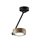Sento LED Soffitto Singolo Mat Gold/Mat Sort  