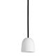 Piet Hein Super 90 Opal Glas Sort Ledning fra Piet Hein - Danske Design lamper