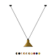 Lampe Gras NO 323 Pendel, Conic - Mat gul