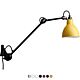 Lampe Gras NO 222 Væglampe - Mat gul