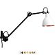 Lampe Gras NO 222 Væglampe - Hvid/kobber
