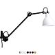 Lampe Gras NO 222 Væglampe - Mat hvid
