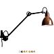 Lampe Gras NO 222 Væglampe - Rå kobber/hvid