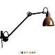 Lampe Gras NO 222 Væglampe - Rå kobber