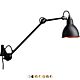 Lampe Gras NO 222 Væglampe - Sort/kobber
