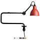 Lampe Gras NO 303 Væglampe - Mat rød