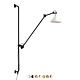 Lampe Gras NO 214 Væglampe - Hvid/kobber