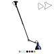 Lampe Gras NO 302 Loftlampe - Mat blå