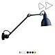 Lampe Gras NO 304 L40 Væglampe - Mat blå