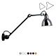 Lampe Gras NO 304 L40 Væglampe - Krom