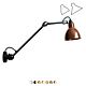 Lampe Gras NO 304 L40 Væglampe - Rå kobber