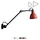 Lampe Gras NO 304 L40 Væglampe - Mat rød