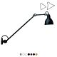 Lampe Gras NO 304 L60 Væglampe - Mat sort