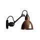 Lampe Gras NO 304 Væglampe m/afbryder - Rå kobber