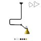 Lampe Gras NO 312 Loftlampe - Mat gul