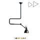 Lampe Gras NO 312 Loftlampe - Sort/kobber
