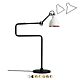 Lampe Gras NO 317 Bordlampe - Hvid/kobber