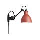 Lampe Gras NO 304 Væglampe m/kabel - Mat rød