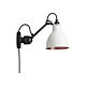 Lampe Gras NO 304 Væglampe m/kabel - Hvid/kobber