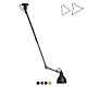 Lampe Gras NO 302L Loftlampe - Mat sort