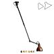 Lampe Gras NO 302L Loftlampe - Rå kobber