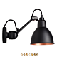 Lampe Gras NO 304 Væglampe u/afbryder - Sort/kobber