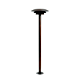 DL25 Bedlampe Antik børstet kobber look